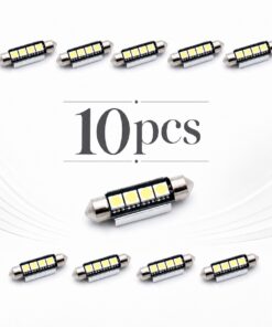 Pachet 10 Leduri auto Sofit 41mm 3W can-bus Carguard