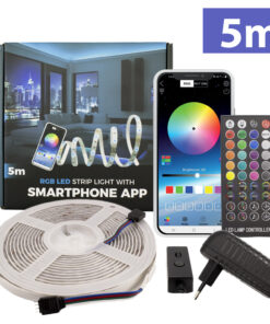 Set bandă LED RGB - SMART - 5m, IP65 - SunShine